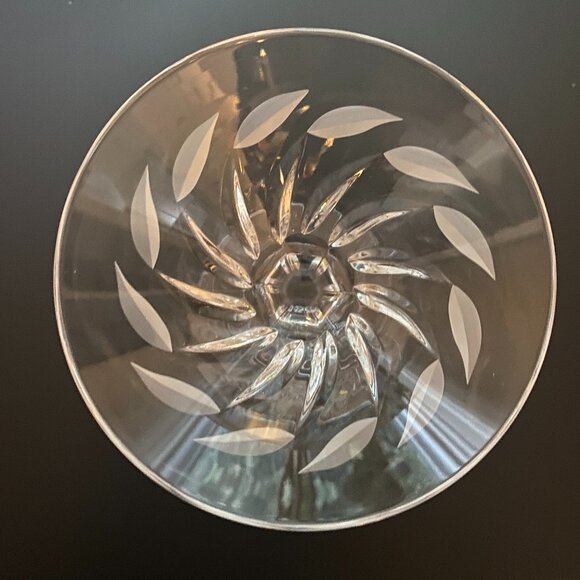 Vintage Mikasa Summer Breeze Crystal Martini Glass - Set of 6 - Picture 4 of 4